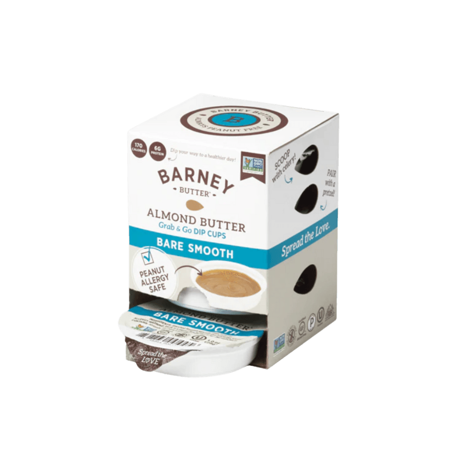 Bare Smooth Almond Butter Grab and Go Cups Barney Butter Bare