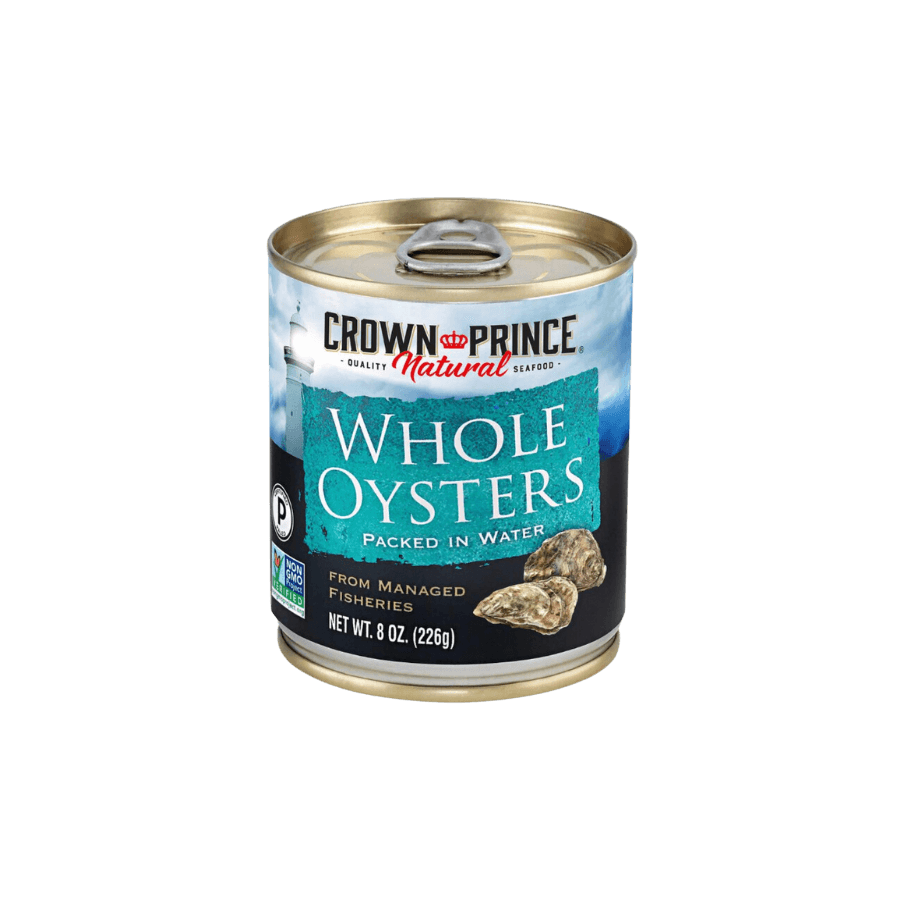 Whole Oysters in Water Crown Prince Natural