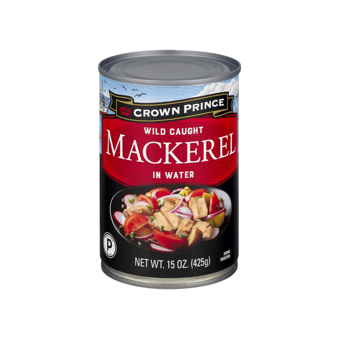 Wild Caught Mackerel in Water Crown Prince