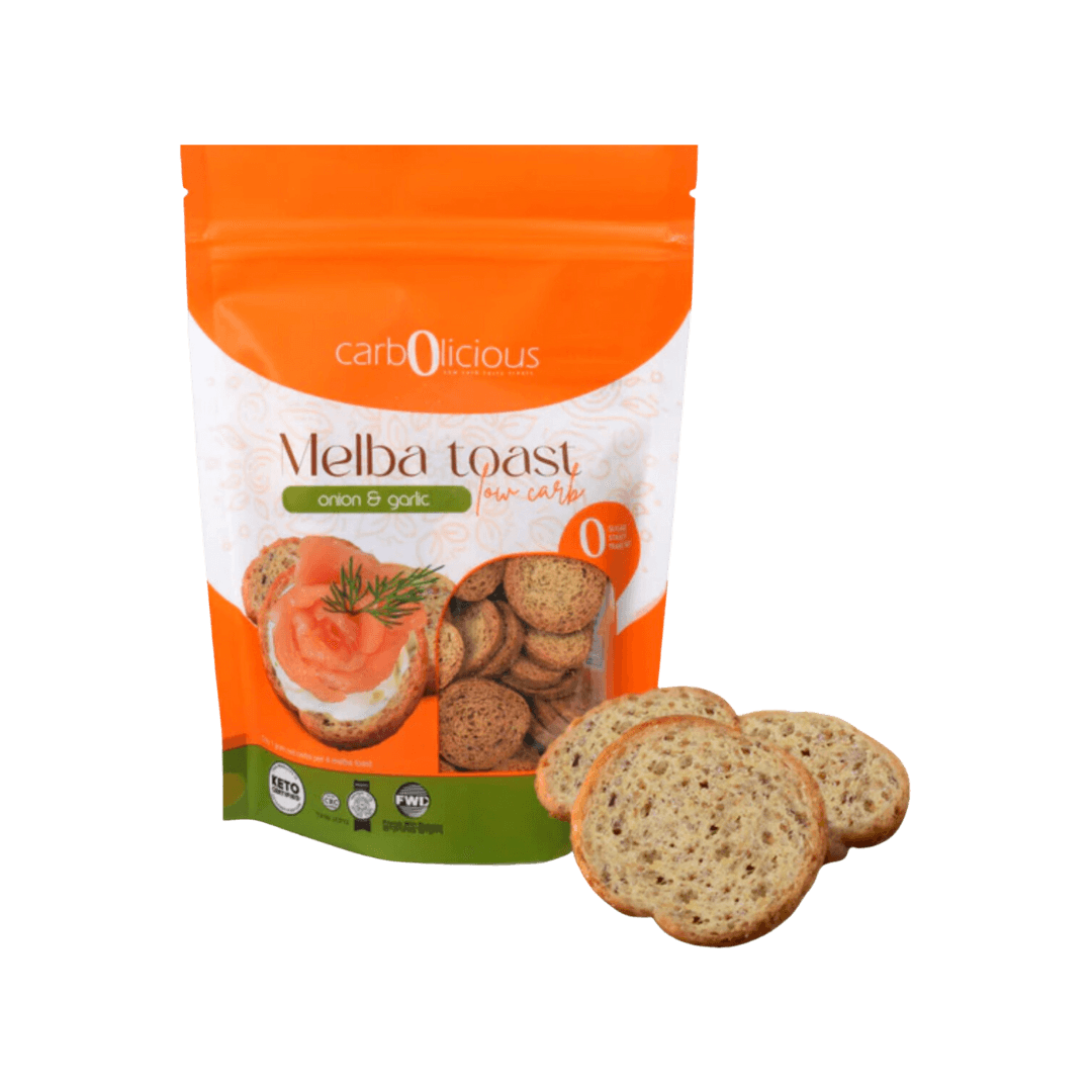 Melba Toast Low Carb Onion & Garlic